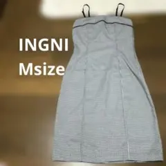 INGNI Msize 千鳥柄キャミワンピース