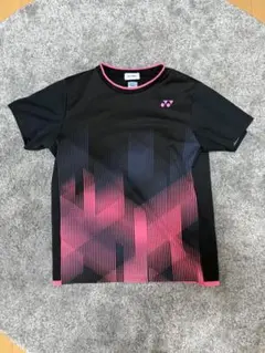 YONEX バドミントンウェア Lサイズ ブラック/ピンク