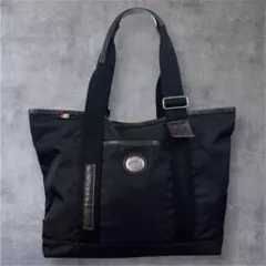 美品✨Orobianco トートバッグ ブラック　ナイロン　A4収納可　メンズ