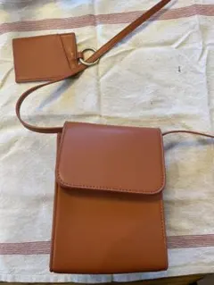 studio clipブラウン スマホショルダーバッグ