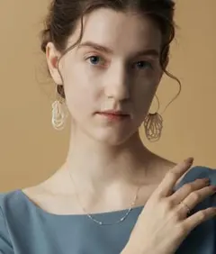 agete k10 パールネックレス　美品