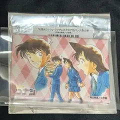 名探偵コナン ランダムスクエア缶バッジ 第2弾 原作 工藤新一 毛利蘭 新蘭