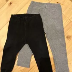 リブ　レギンス 通園　UNIQLO ユニクロ