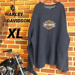 HARLEY DAVIDSON スウェット トレーナー XLサイズ ロゴ刺繍