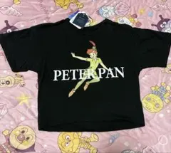 ピーターパン　半袖Tシャツ 黒　110cm cottoli バースデイ　コトリ