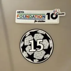 FOUNDATIONパッチ➕ レアル・マドリード用　CLチャンピオン15パッチのサムネイル