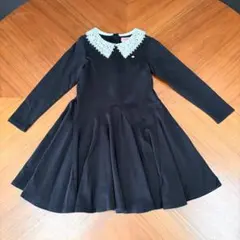 kate spade 黒 フレアワンピース 140 - メルカリ