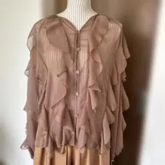 新品　アヤン ayane 楊柳シフォンブラウスのサムネイル