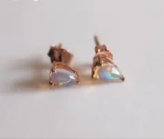 こみゅ様専用⭐K10⭐ミスティックトパーズ⭐片耳ピアス⭐ツツミ⭐直径