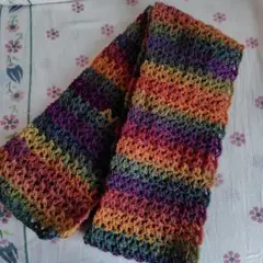 ハンドメイド　マフラー