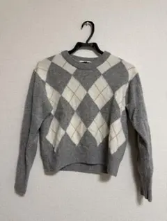 UNIQLO アーガイル柄セーター　Mサイズ