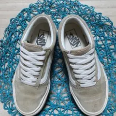 Vans ベージュ スエード スニーカー