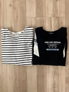 デビロック devirock ボーダーカットソー　長袖　トップス　140