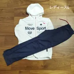 美品★DESCENTE　デサント　薄手トレーニングウェア　セットアップ