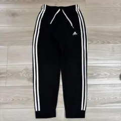 adidas 3本ライン 黒 ロングパンツのサムネイル