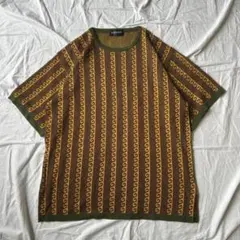 Yves Saint Laurent ストライプニットTシャツ Mのサムネイル