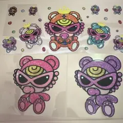 カラフルクマヒスミニカプラシールセット！新品！