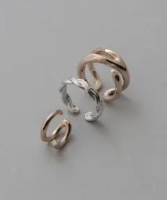 ete パール＆ビジュー リングカフ/ピークカフ セット未使用