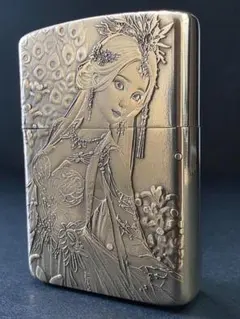 Or-32 zorroⅡ902S オイルライター 美少女 魅力的 二面加工 彫刻