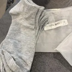 27cm-30cm 4足セット　グレー　くるぶしソックス