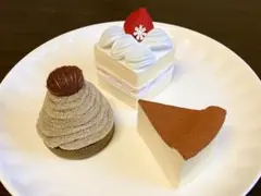 フェルト　ケーキ3点セットのサムネイル