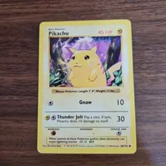 英語版ピカチュウ 40 HP 旧裏ポケモンカード - メルカリ