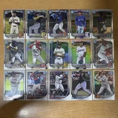 2025 topps bowman mega box MLB 15枚セ