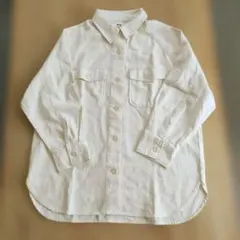 WEGO ウィゴー デニムジャケット 白　オーバーサイズ