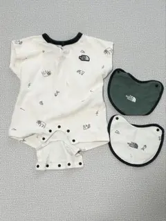 The North Face 動物柄ロンパース&スタイセット