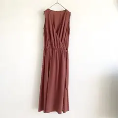 ユナイテッドアローズ グリーンレーベル リラクシング カシュクールワンピース