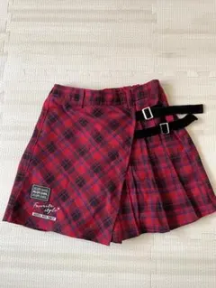 アルジー　160 赤のチェックキュロット