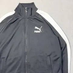 【極美品!】PUMA T7 TRACK '68 トラックジャケット L 黒×白のサムネイル