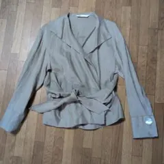 ZARA ベージュ ラップジャケット
