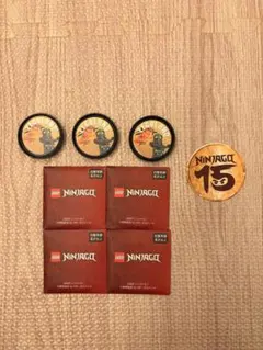 【24H以内発送！】ニンジャゴーメダル　ステッカー　ポップバッジセットのサムネイル