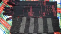 h.NAOTO エイチナオト HN+nois 手袋とノーブランド指あき手袋