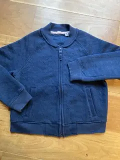 ユニクロ　ネイビー ジップアップジャケット 130