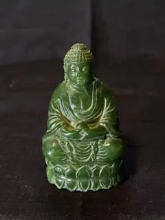 玉製 天然石 彫刻 仏像 関羽像 翡翠風 置物 玉製 天然石 彫刻 仏像 関羽像 翡翠風 置物 - メルカリ