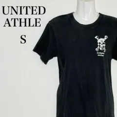 ユナイテッドアスレ 半袖Tシャツ コットン100% スカルプリント Sサイズ