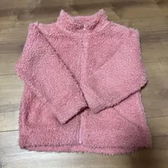ベビー　フリースジャケット　ベビーアウター　ピンク　24m