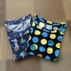 UNIQLO UT 半袖Tシャツ 2枚セット 総柄　レオレオニ　ドットのサムネイル