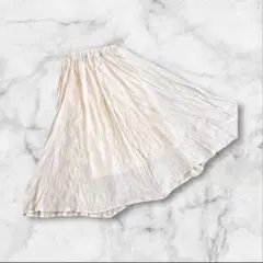 オリーブデオリーブ　フレアスカート　ウエストゴム　ブラウン　ベージュ　Mサイズ