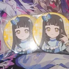 キミとアイドルプリキュア 鹿児島限定缶バッジ 咲良うた 蒼風なな