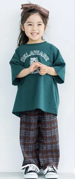 coca チェックプリーツパンツ 120cmのサムネイル