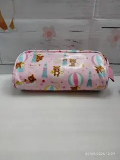 美品 サンエックス リラックマ 筆箱 ピンク