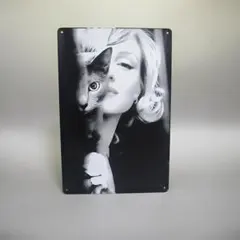 C*！様 新品 マリリンモンロー ブリキ看板 アメカジ 雑貨 /99/ レトロ