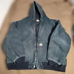 【値下げ不可】古着 Carhartt アクティブジャケット フェード ブラック