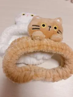 猫デザイン ヘアバンド 2個セット