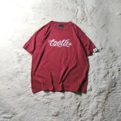 【希少レア】00s cootie 初期ロゴ プリント Tシャツ 赤 白のサムネイル