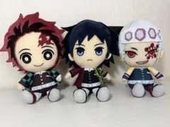 鬼滅の刃 Chibiぬいぐるみ 竈門炭治郎 冨岡義勇 宇髄 天元3点