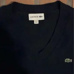 CHEMISE LACOSTE ラコステ Vネック ニット ウール ネイビー 4